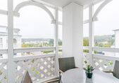 Balkon mit Sitzecke